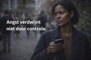 Angst verdwijnt niet door controle.