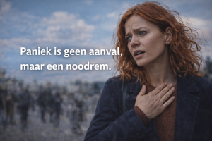 Paniek is geen aanval, maar een noodrem.